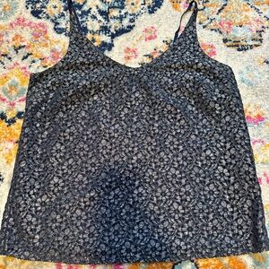 Banana Republic Elegant Navy Lace Women's Top